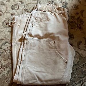 Worn Carhartt work pants 36x34